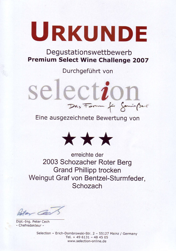 2003 Schozacher Roter Berg Grand Phillipp